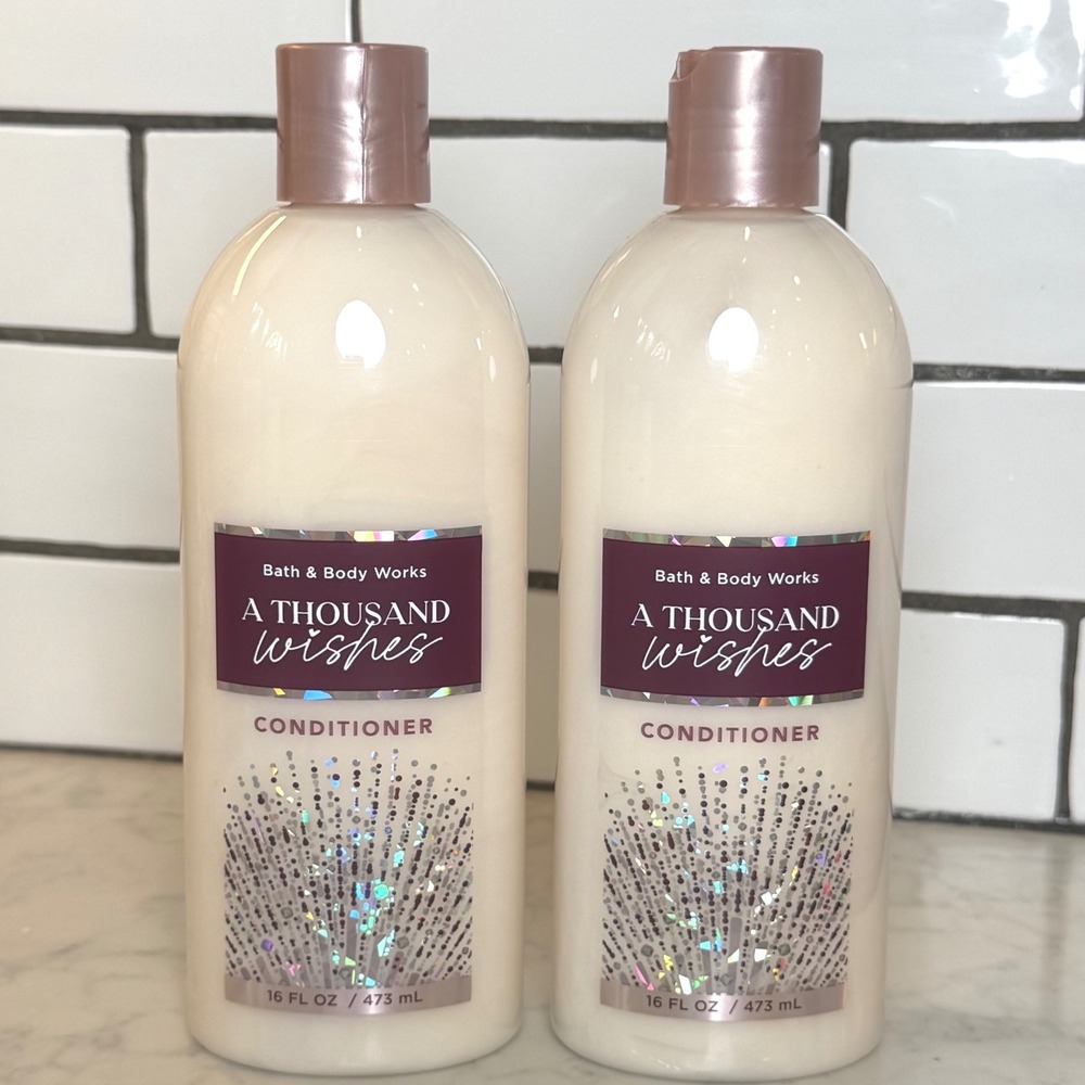NEW Bath and Body Works A Thousand Wishes Conditioner 16oz 2pk
